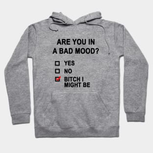 Are You In A Bad Mood? Hoodie